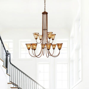 Franklin-Amber Chandelier